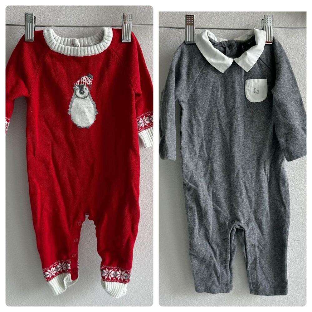 Janie and Jack sweater Onesie 3-6 months